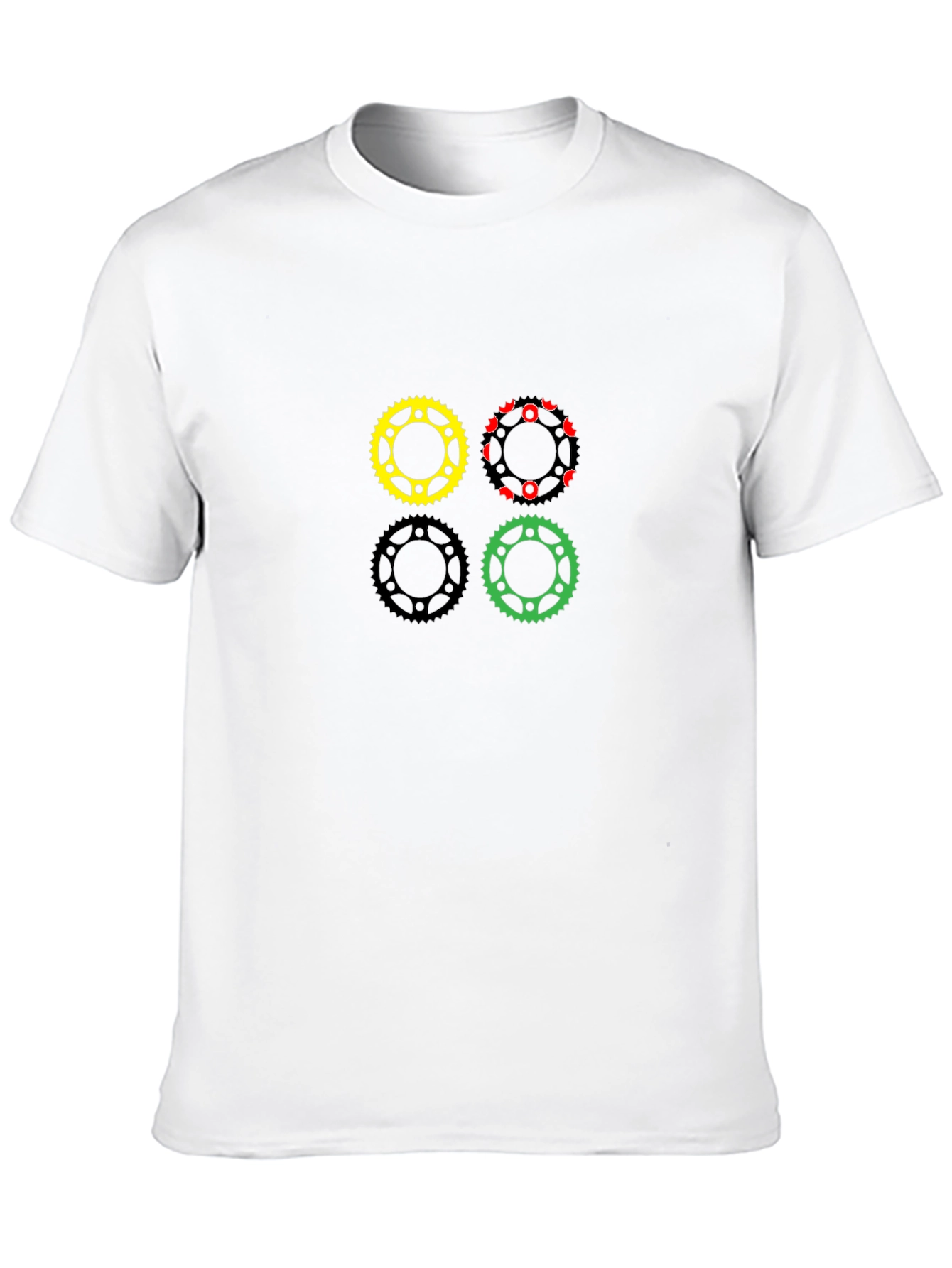 Gear Graphic Black T-Shirt - Bold & Unique Design