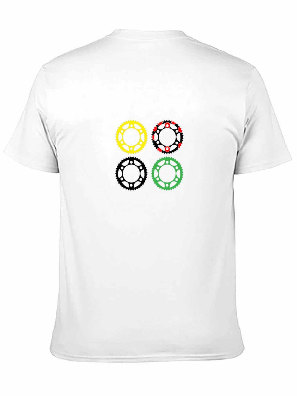 Gear Graphic Black T-Shirt - Bold & Unique Design