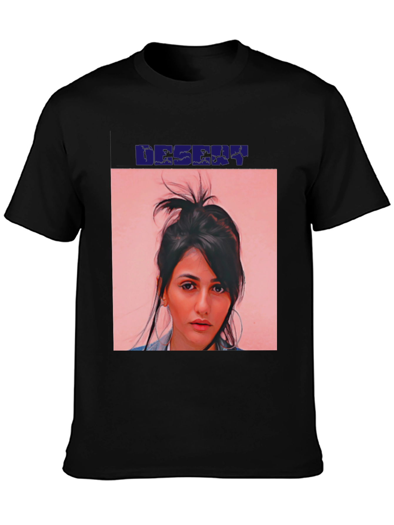 Desert Graphic Black T-Shirt