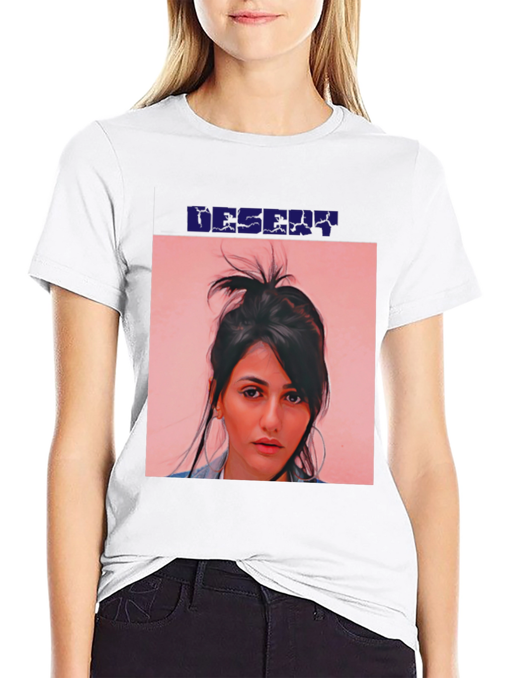 Desert Graphic Black T-Shirt