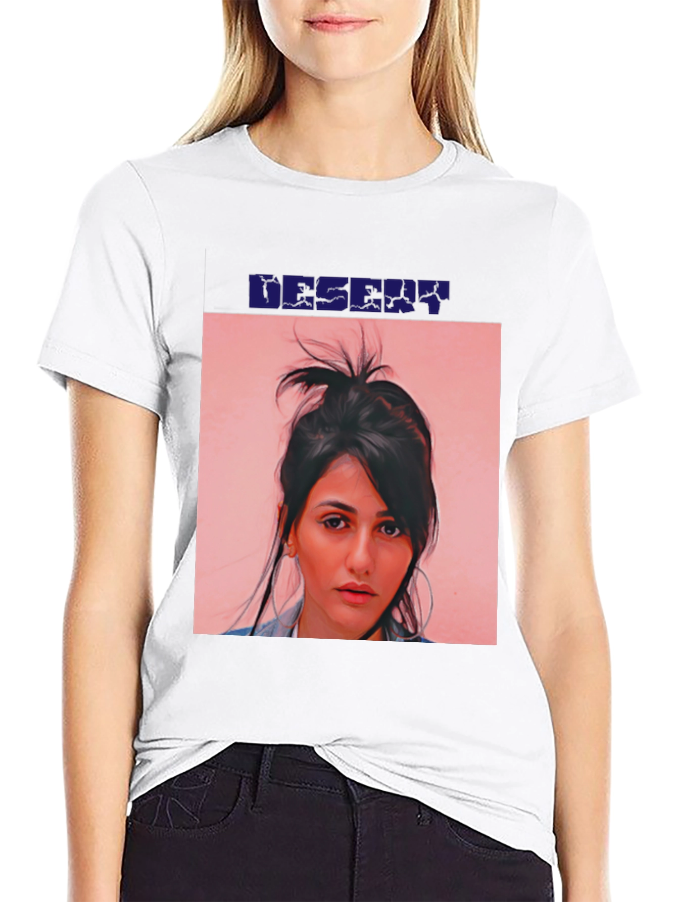 Desert Graphic Black T-Shirt