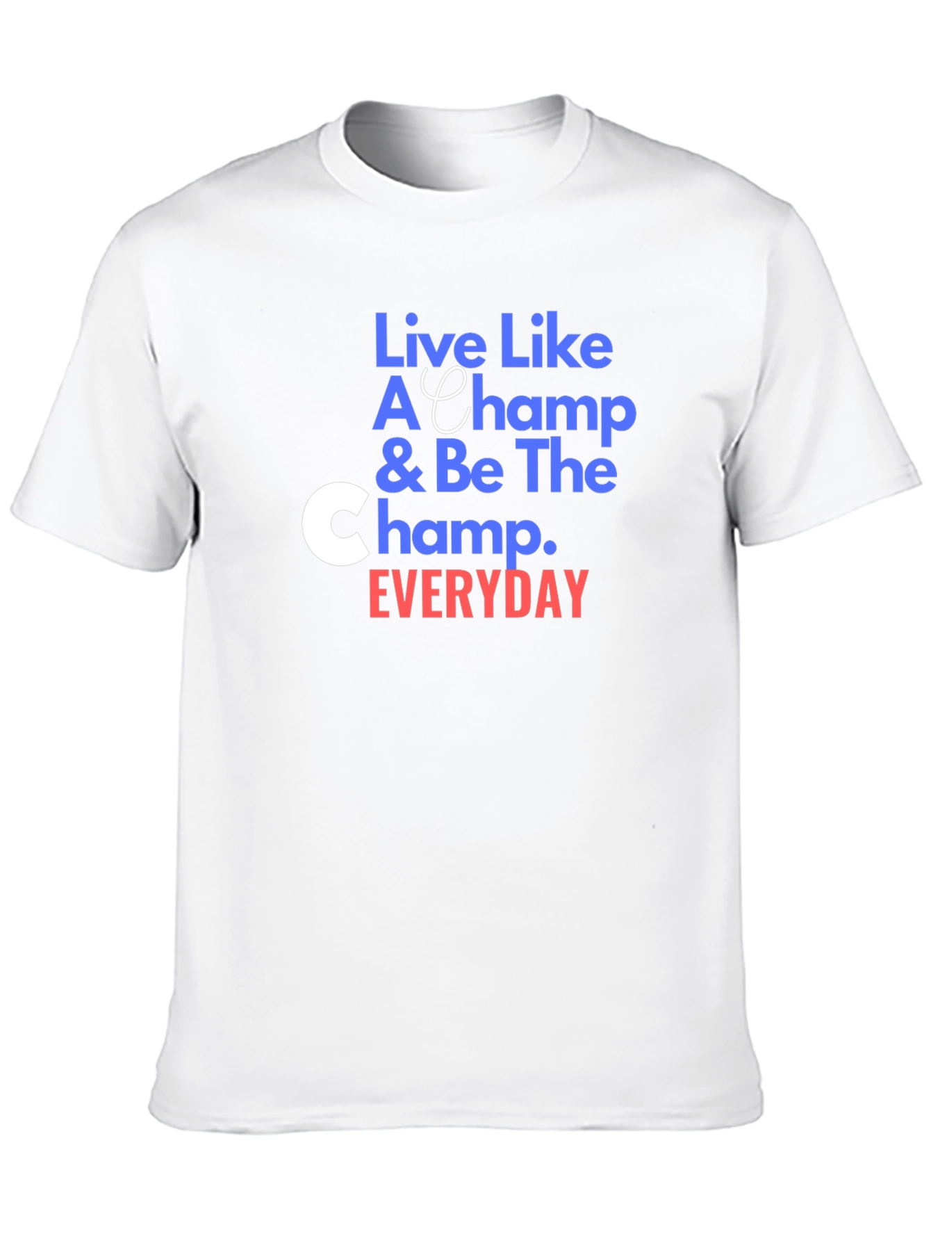 Live Like A Champ Black T-Shirt