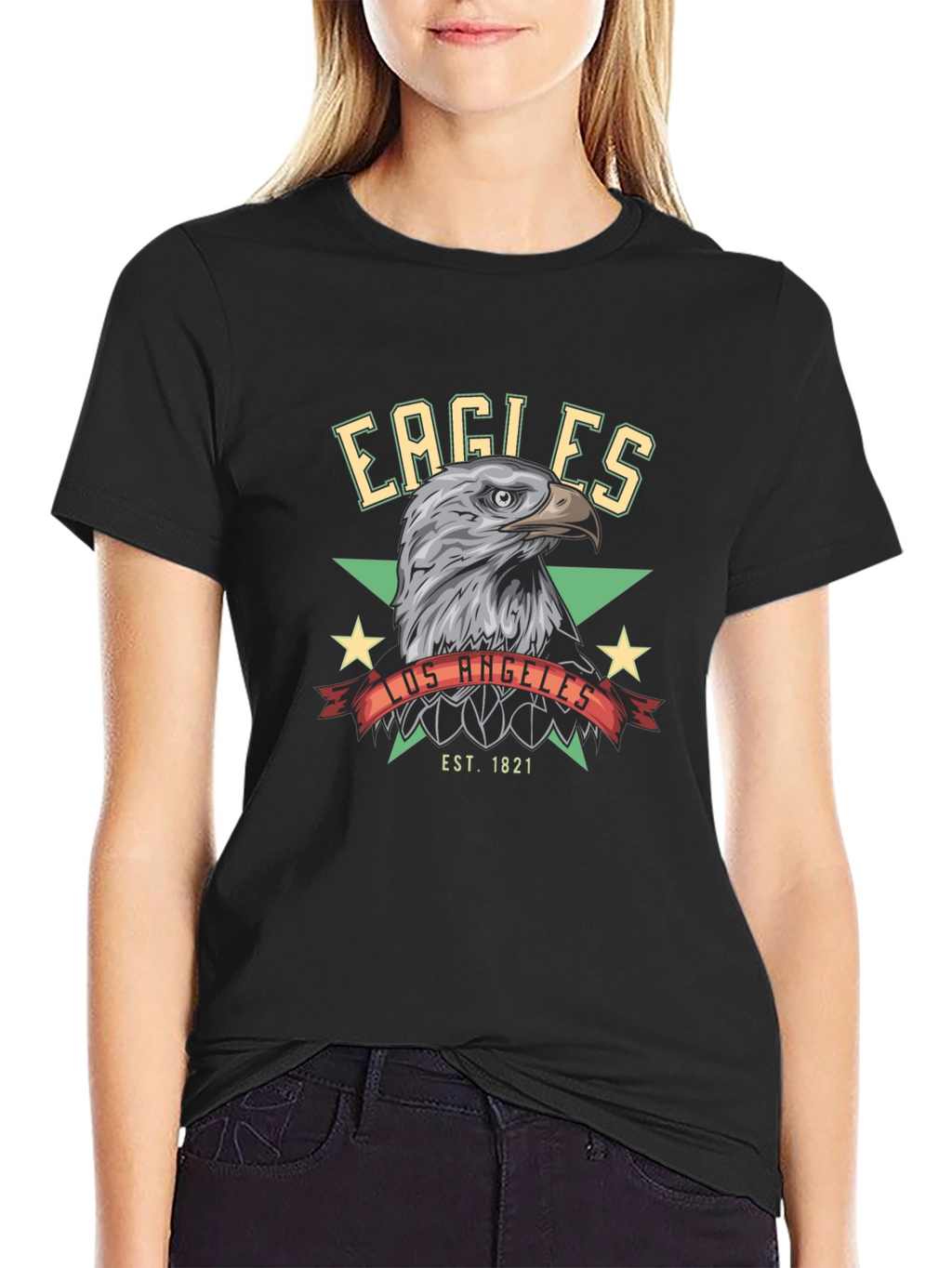 Eagles Los Angeles Black T-Shirt