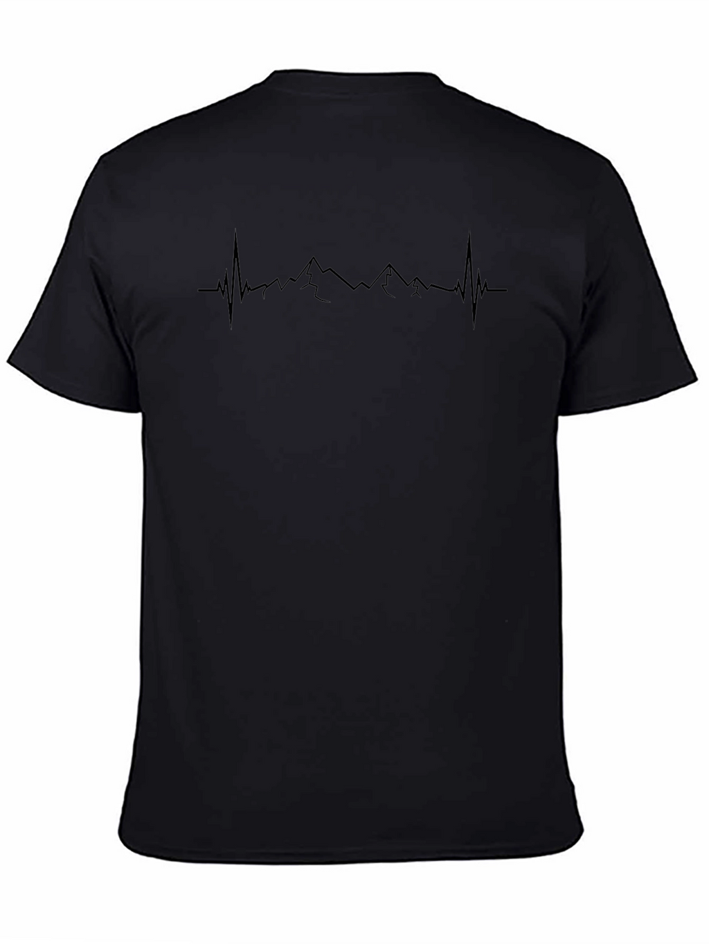 Mountain Heartbeat T-Shirt - Nature Inspired Graphic Tee