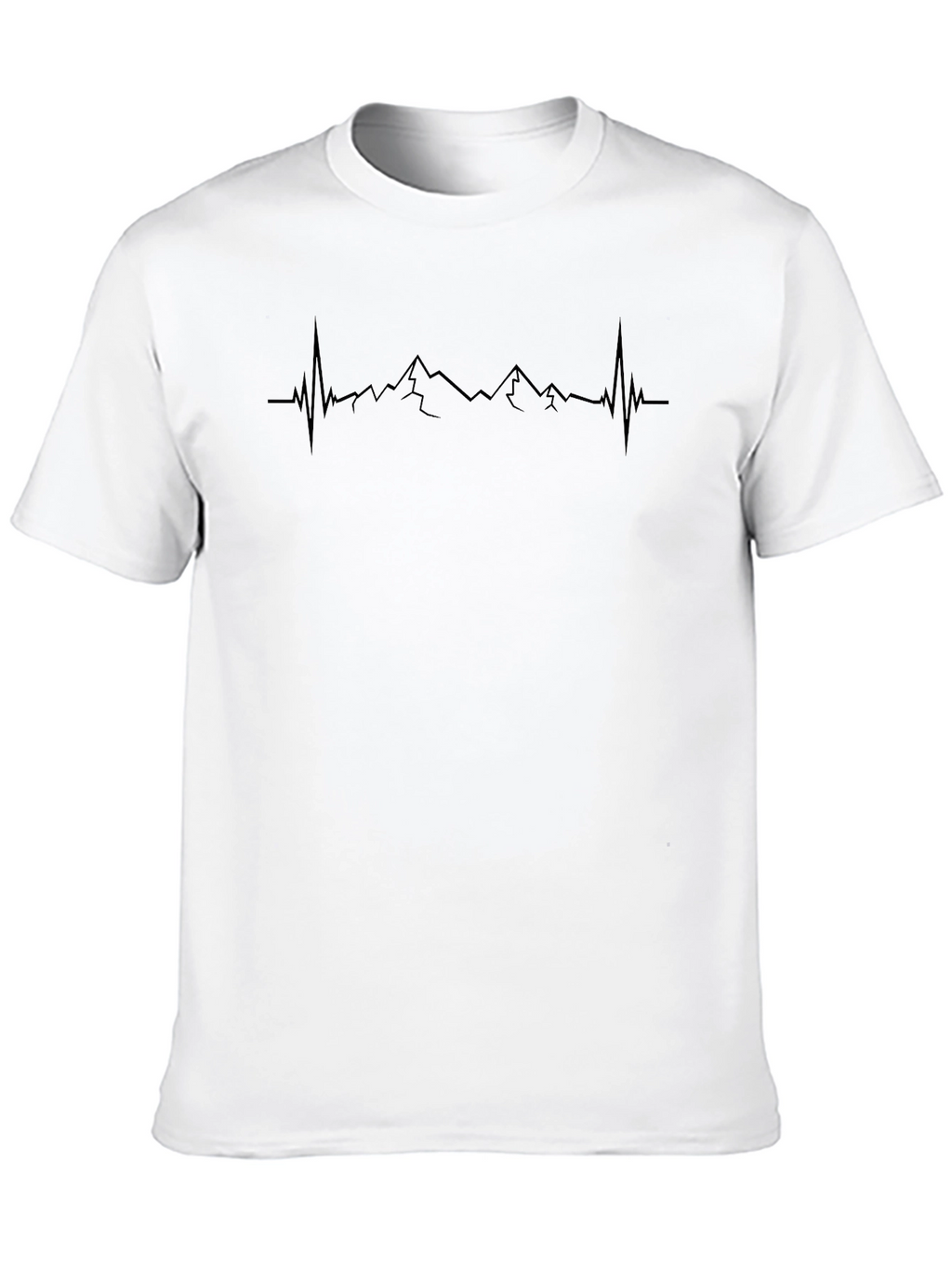 Mountain Heartbeat T-Shirt - Nature Inspired Graphic Tee