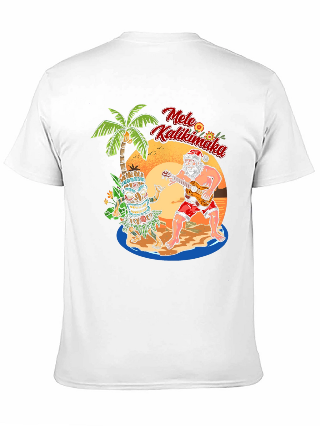 Mele Kalikimaka Santa Tee