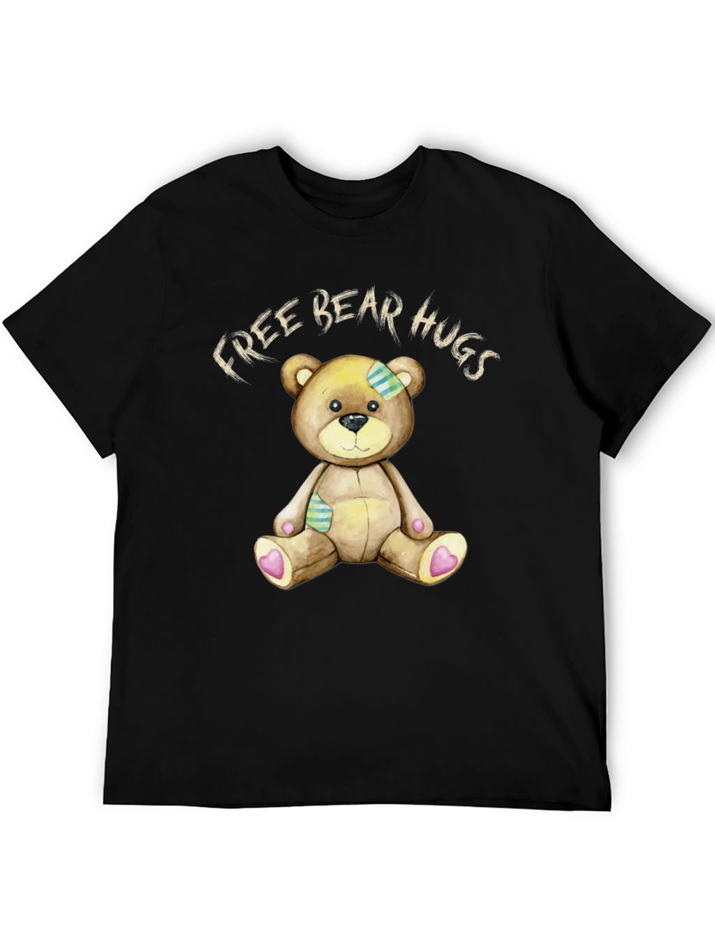 Free Bear Hugs T-Shirt - Cute Teddy Bear Design