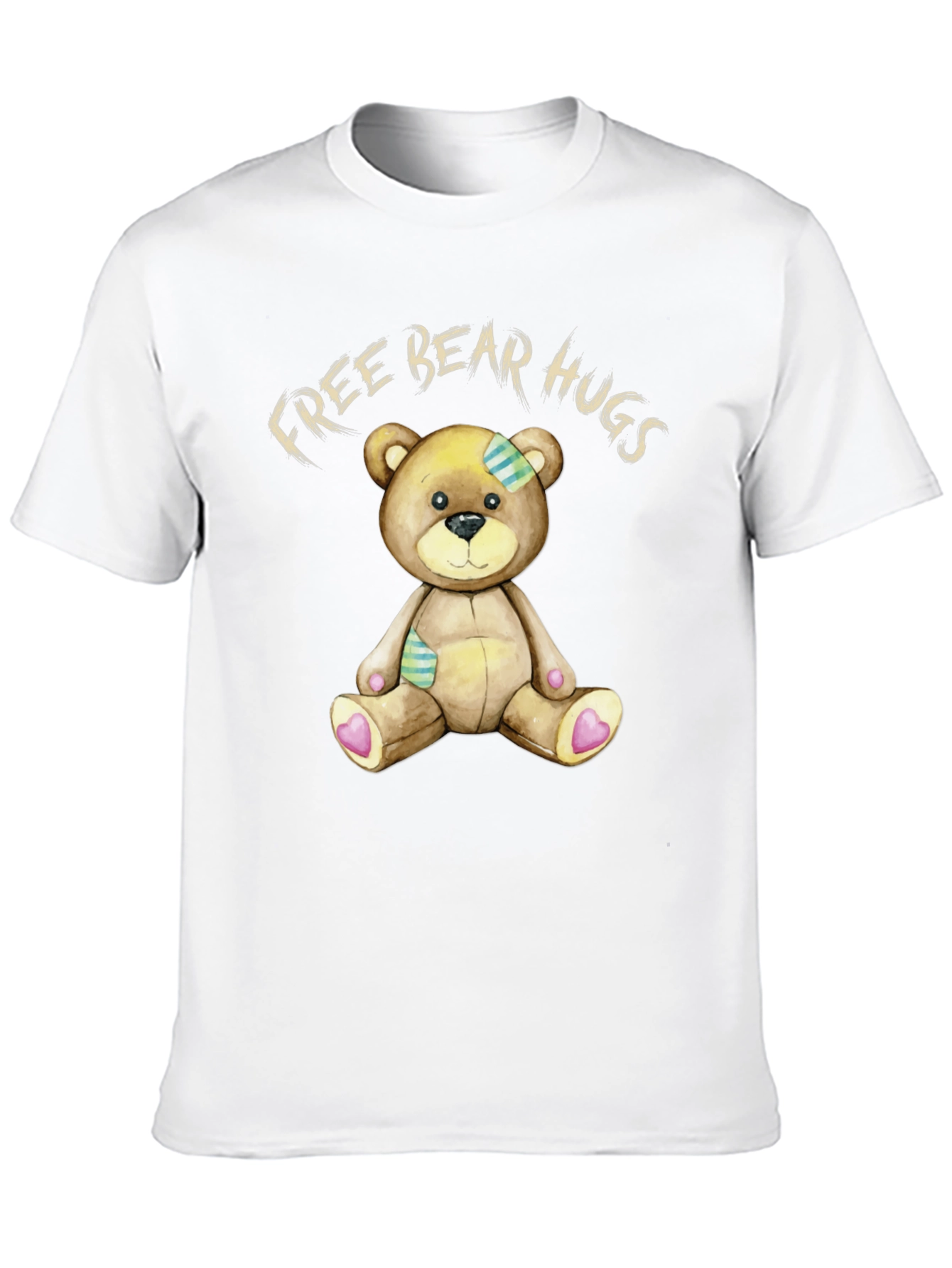 Free Bear Hugs T-Shirt - Cute Teddy Bear Design