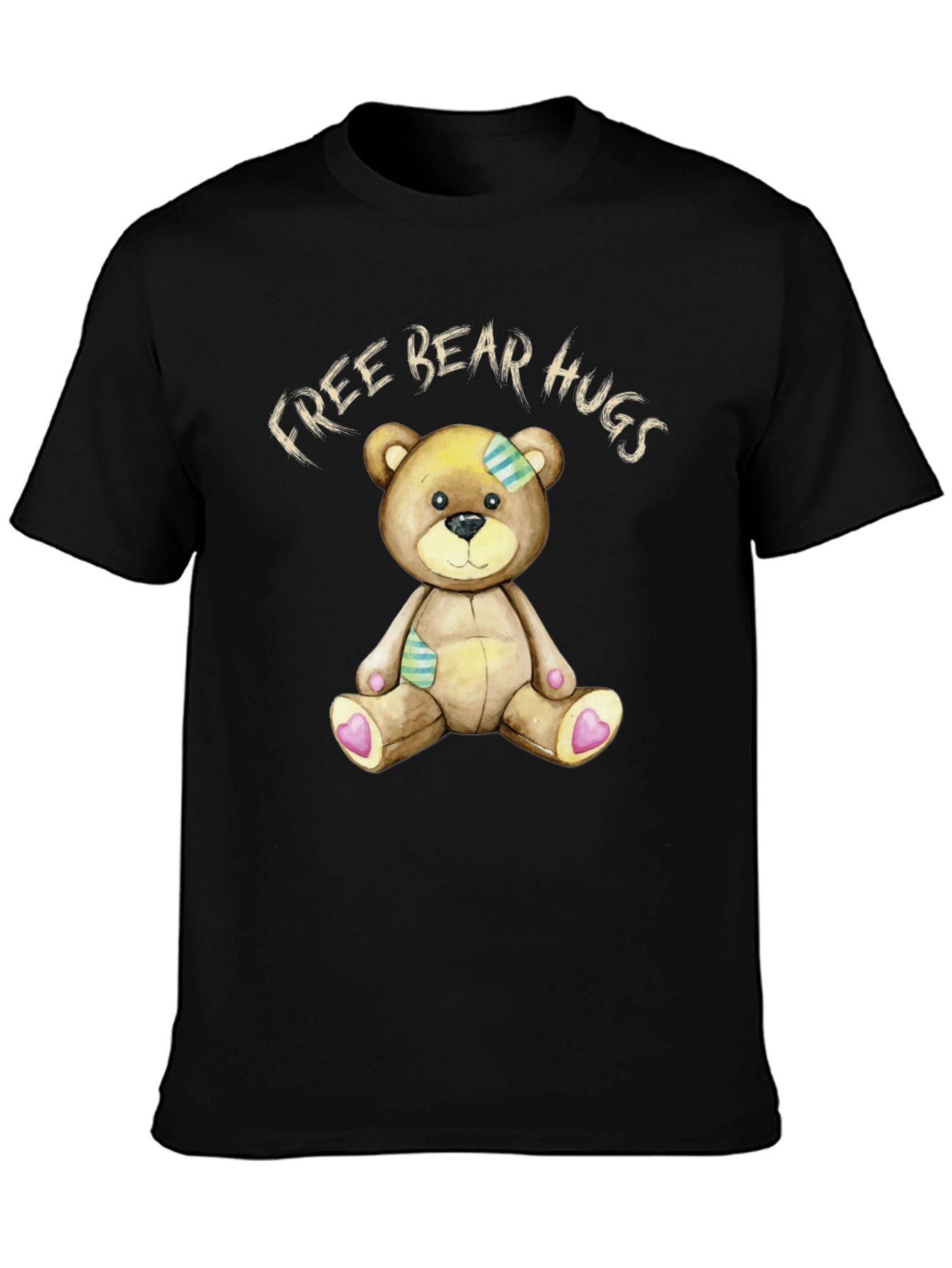 Free Bear Hugs T-Shirt - Cute Teddy Bear Design