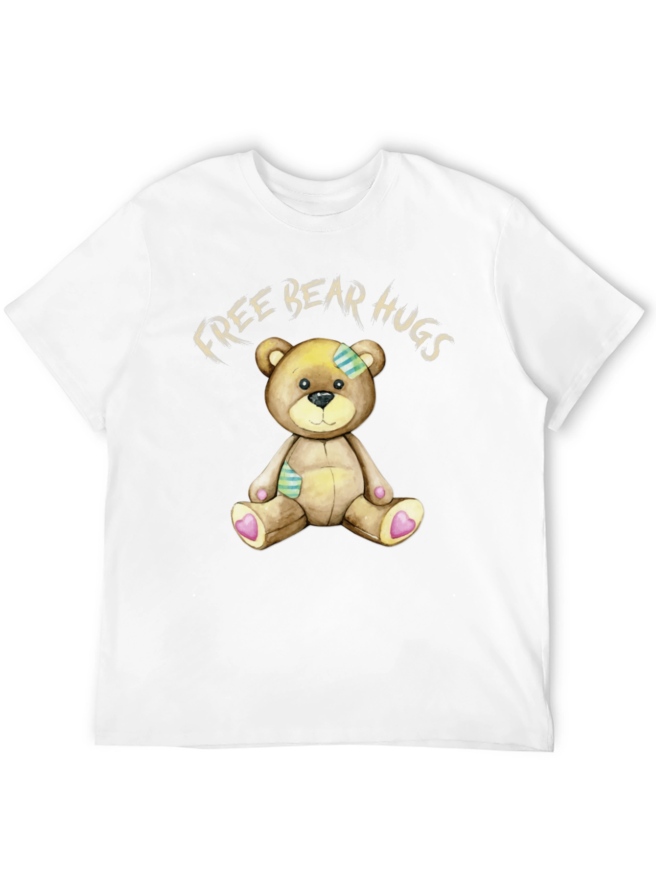 Free Bear Hugs T-Shirt - Cute Teddy Bear Design