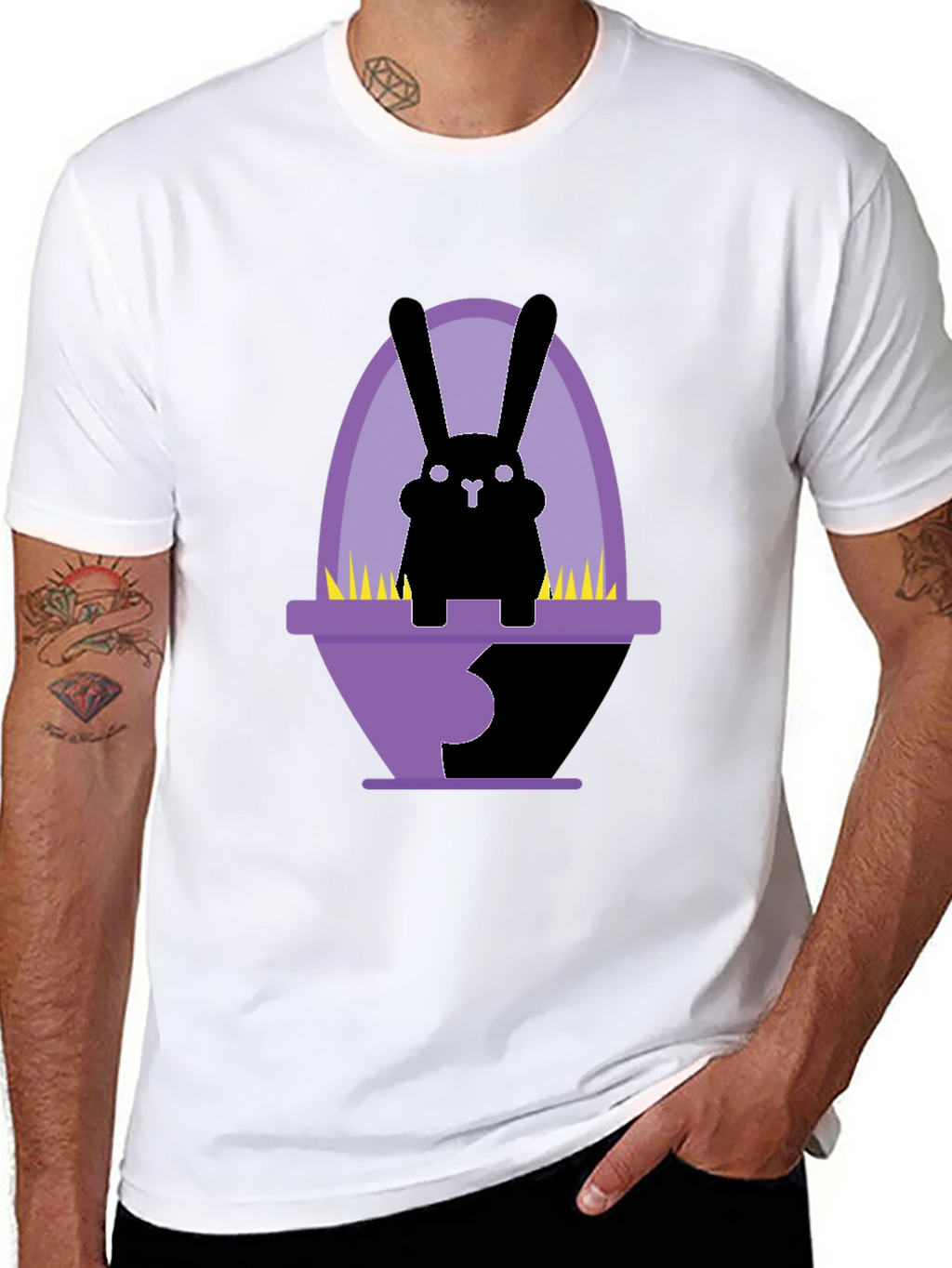 Easter Bunny Silhouette Tee