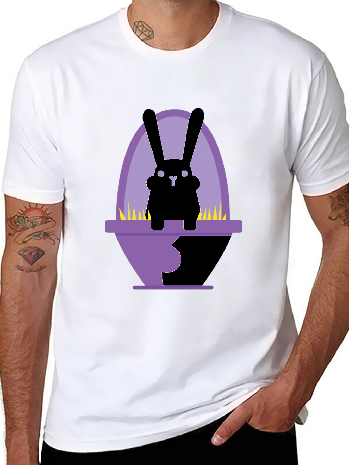 Easter Bunny Silhouette Tee