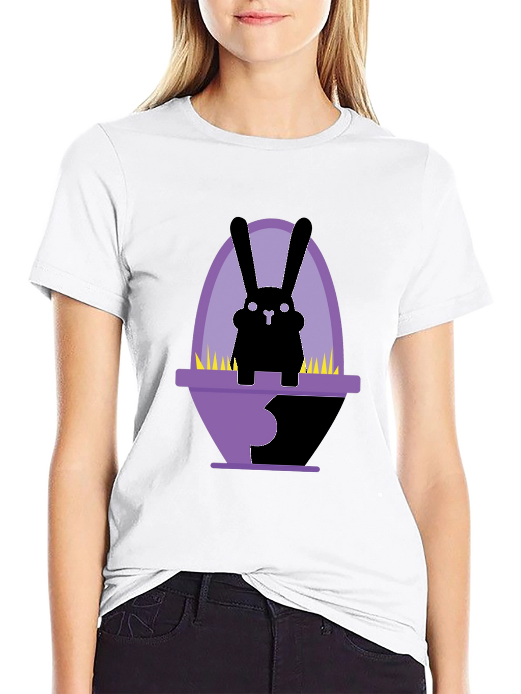 Easter Bunny Silhouette Tee