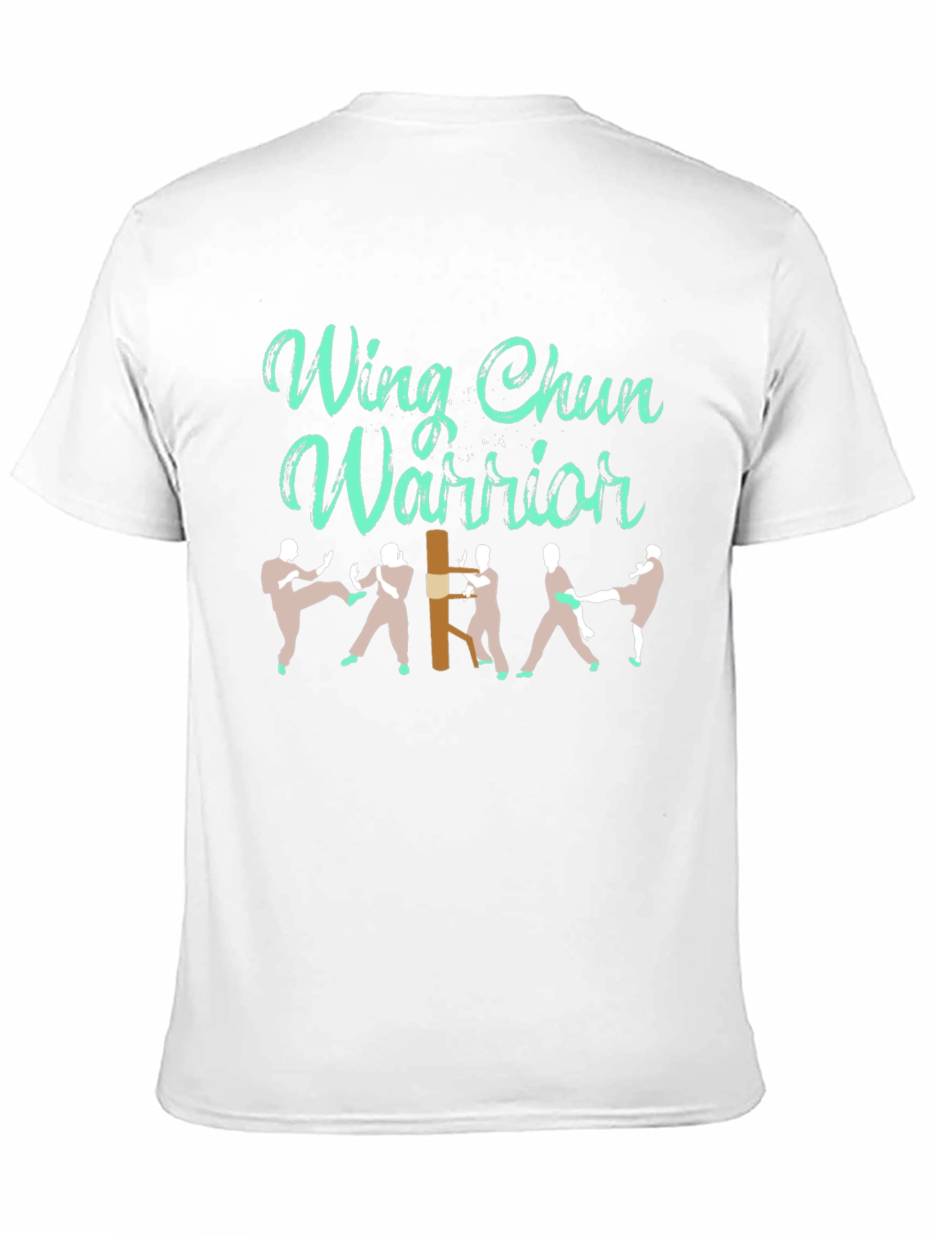 Wing Chun Warrior Black Graphic T-Shirt