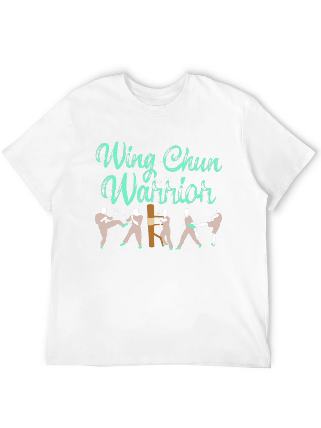Wing Chun Warrior Black Graphic T-Shirt