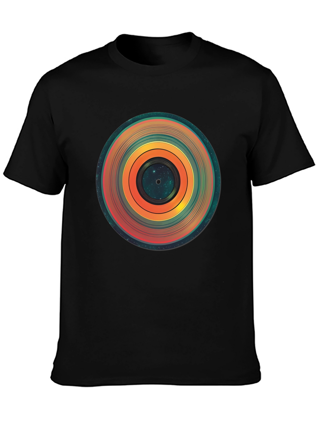 Cosmic Vinyl Record Graphic Tee