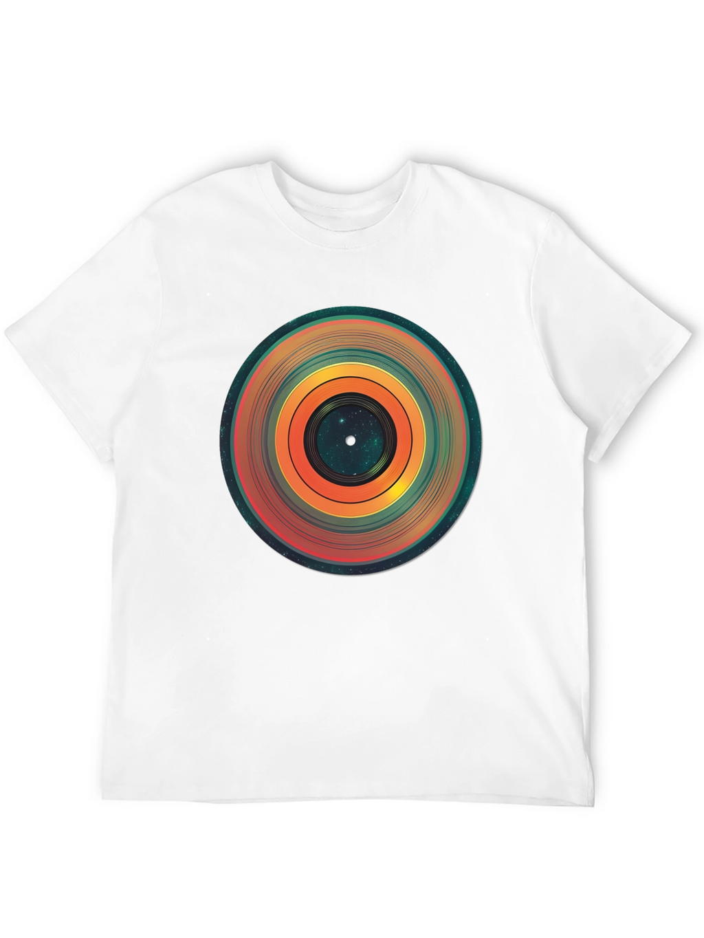 Cosmic Vinyl Record Graphic Tee