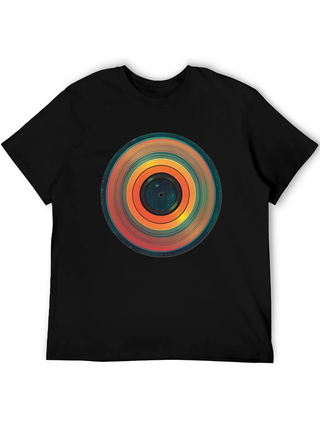 Cosmic Vinyl Record Graphic Tee