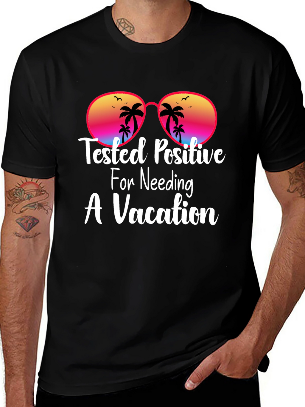 Vacation Needed T-Shirt: Beach Theme Sun Glasses