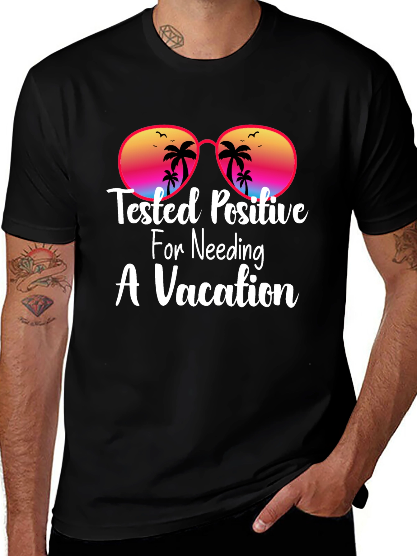 Vacation Needed T-Shirt: Beach Theme Sun Glasses
