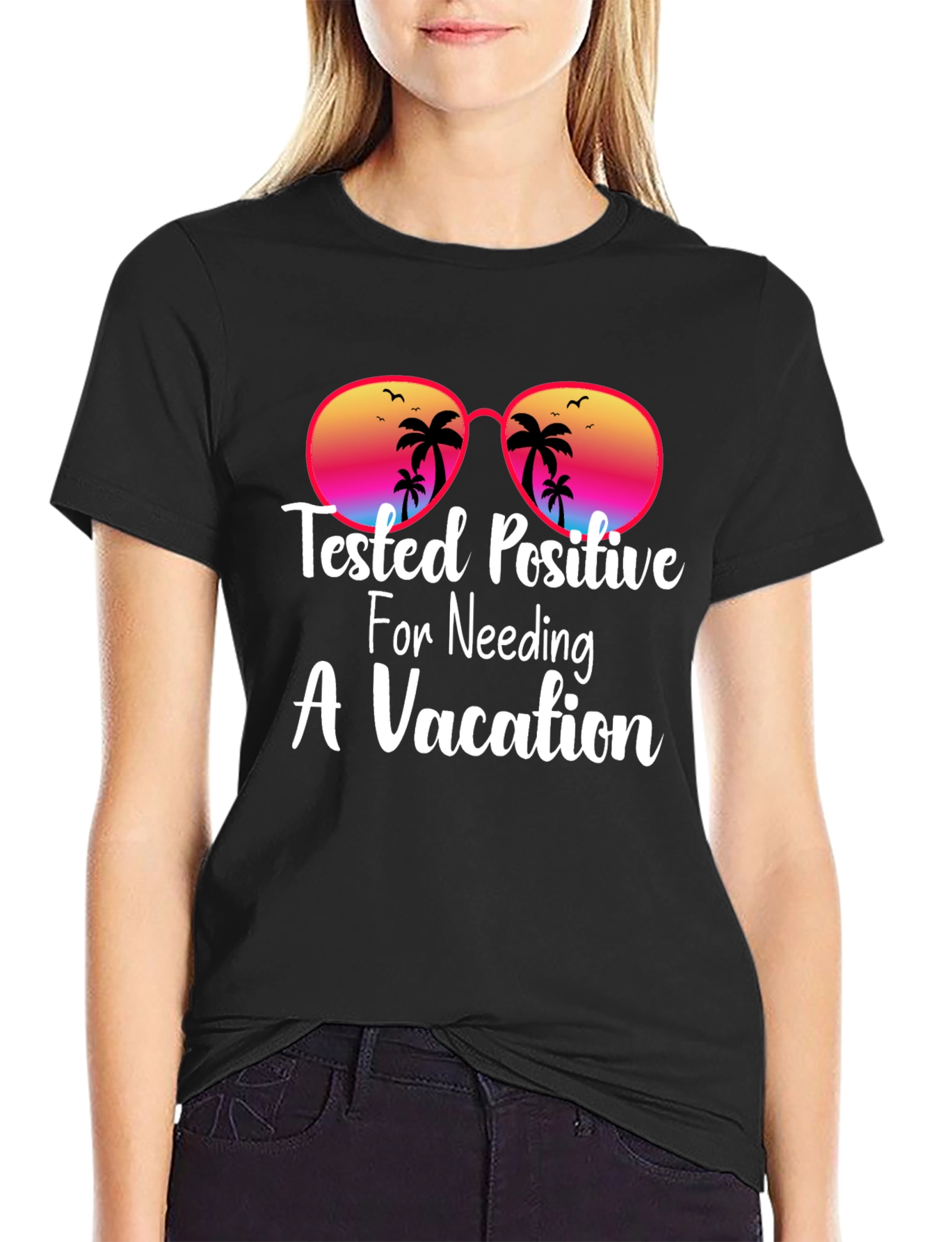 Vacation Needed T-Shirt: Beach Theme Sun Glasses