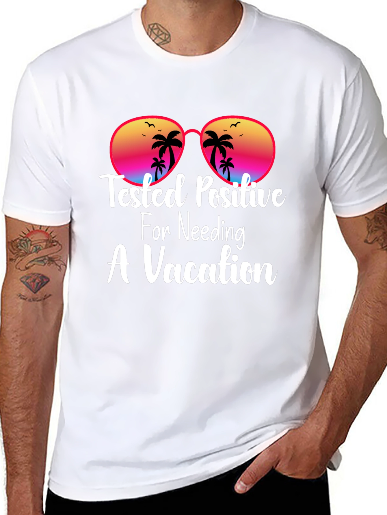 Vacation Needed T-Shirt: Beach Theme Sun Glasses