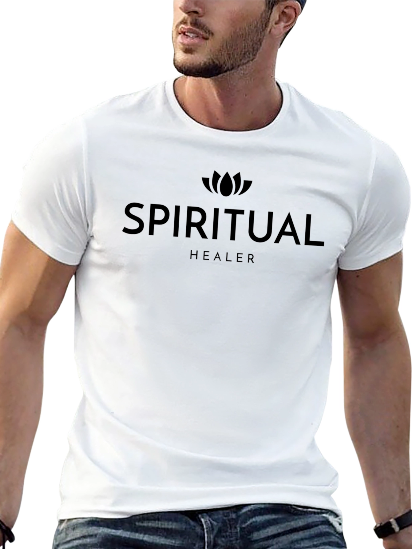 Spiritual Healer Graphic Tee - Unisex Black T-Shirt