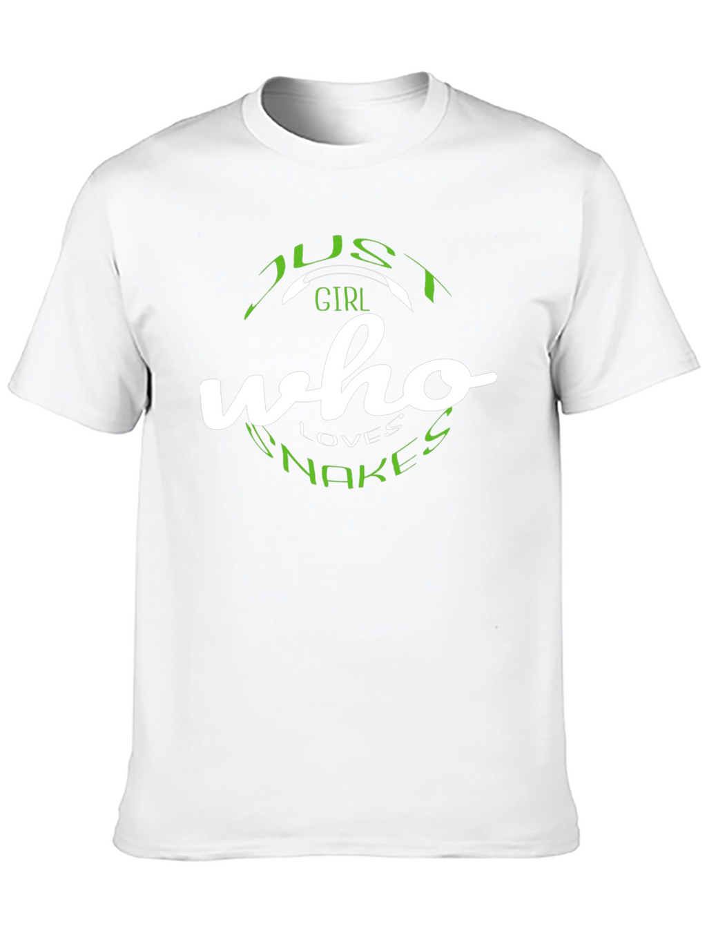 Just A Girl Who Loves Snakes Graphic T-Shirt
