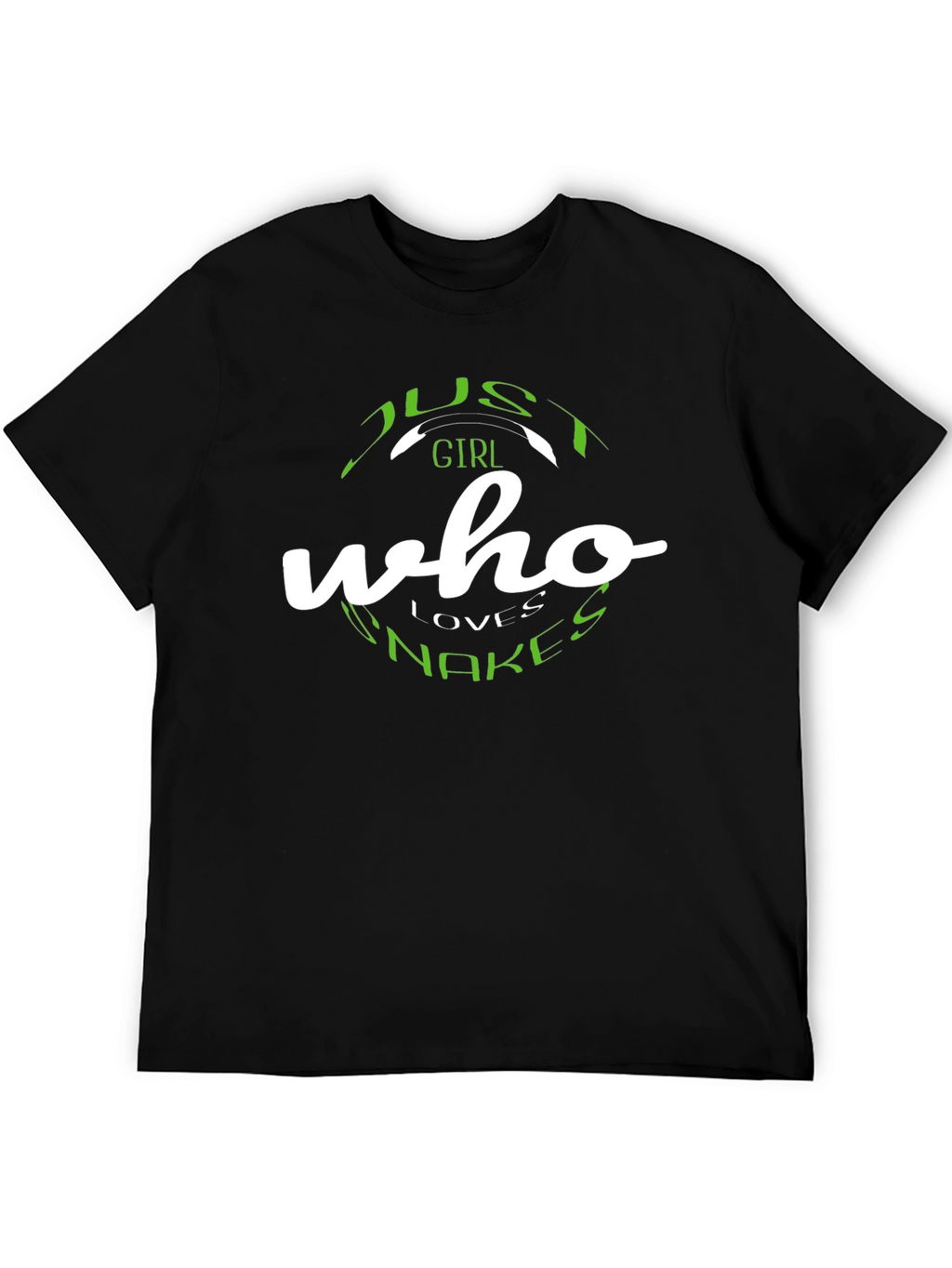 Just A Girl Who Loves Snakes Graphic T-Shirt