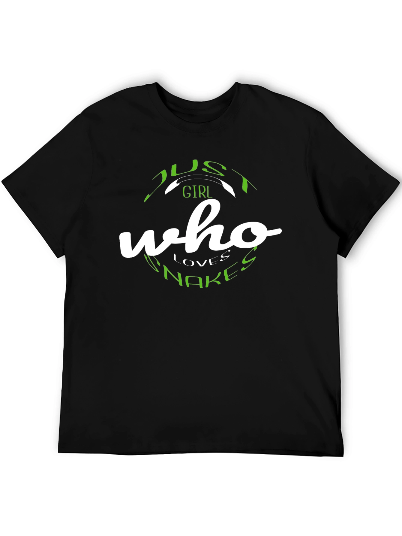 Just A Girl Who Loves Snakes Graphic T-Shirt