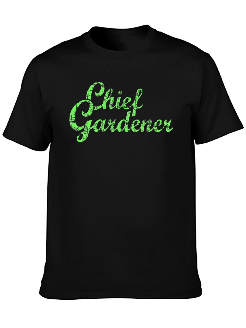 Chief Gardener Graphic T-Shirt - Black Cotton Tee