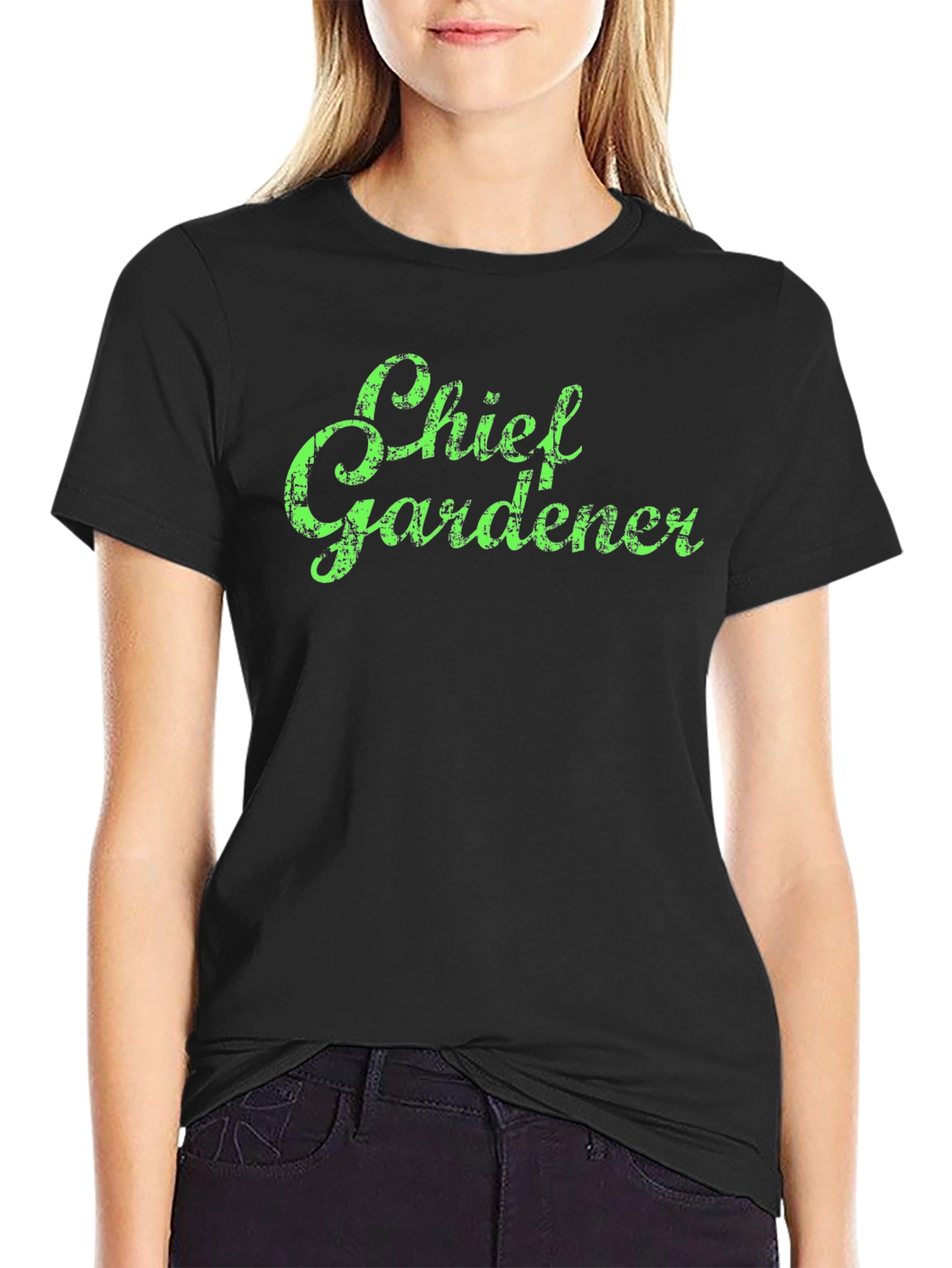Chief Gardener Graphic T-Shirt - Black Cotton Tee