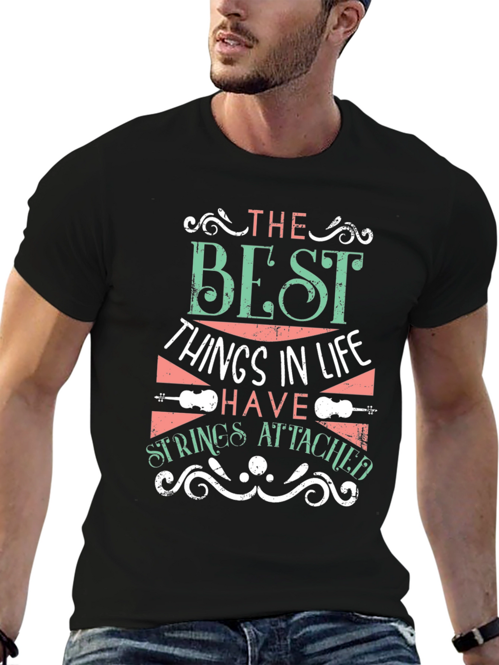 Strings Attached Graphic T-Shirt