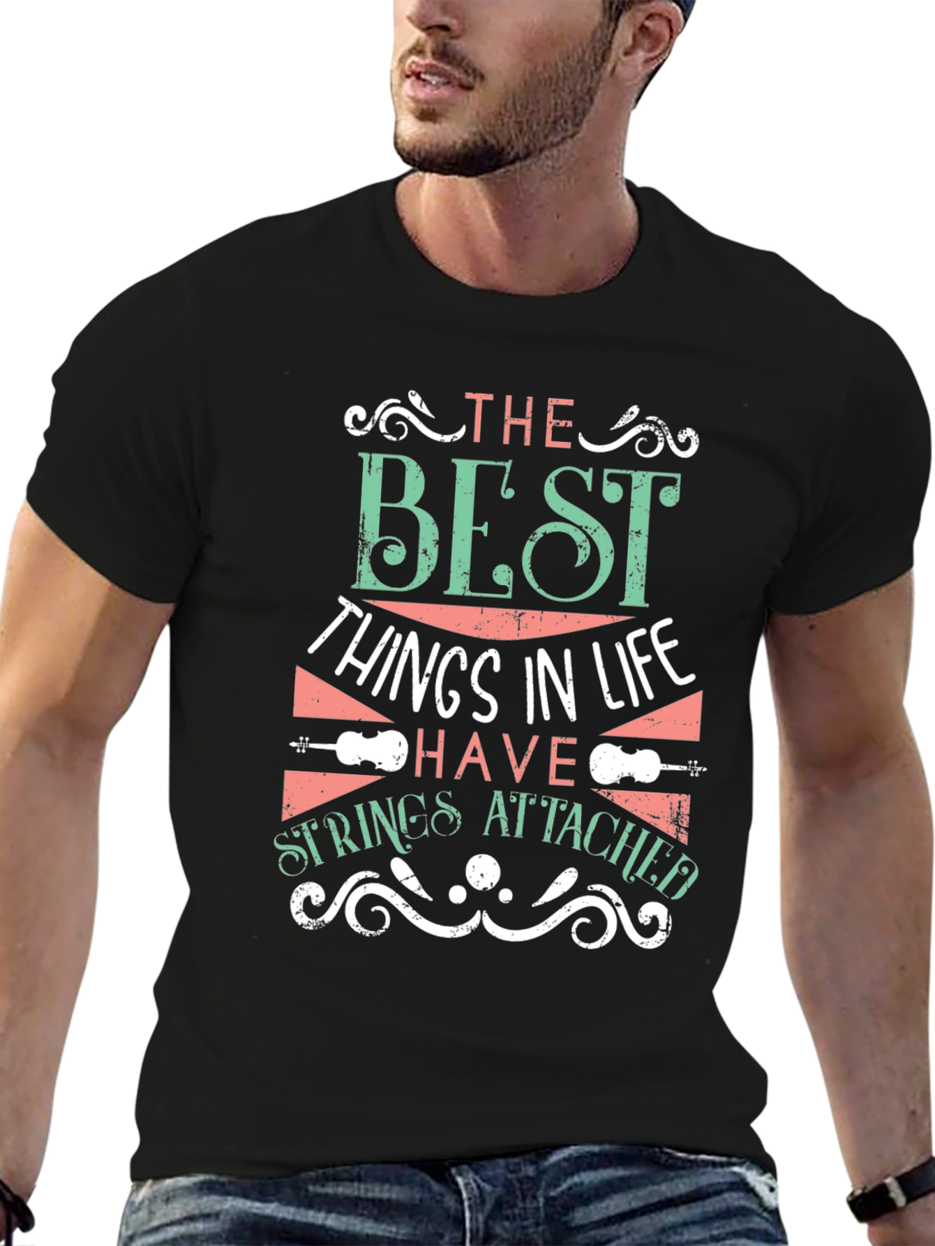 Strings Attached Graphic T-Shirt