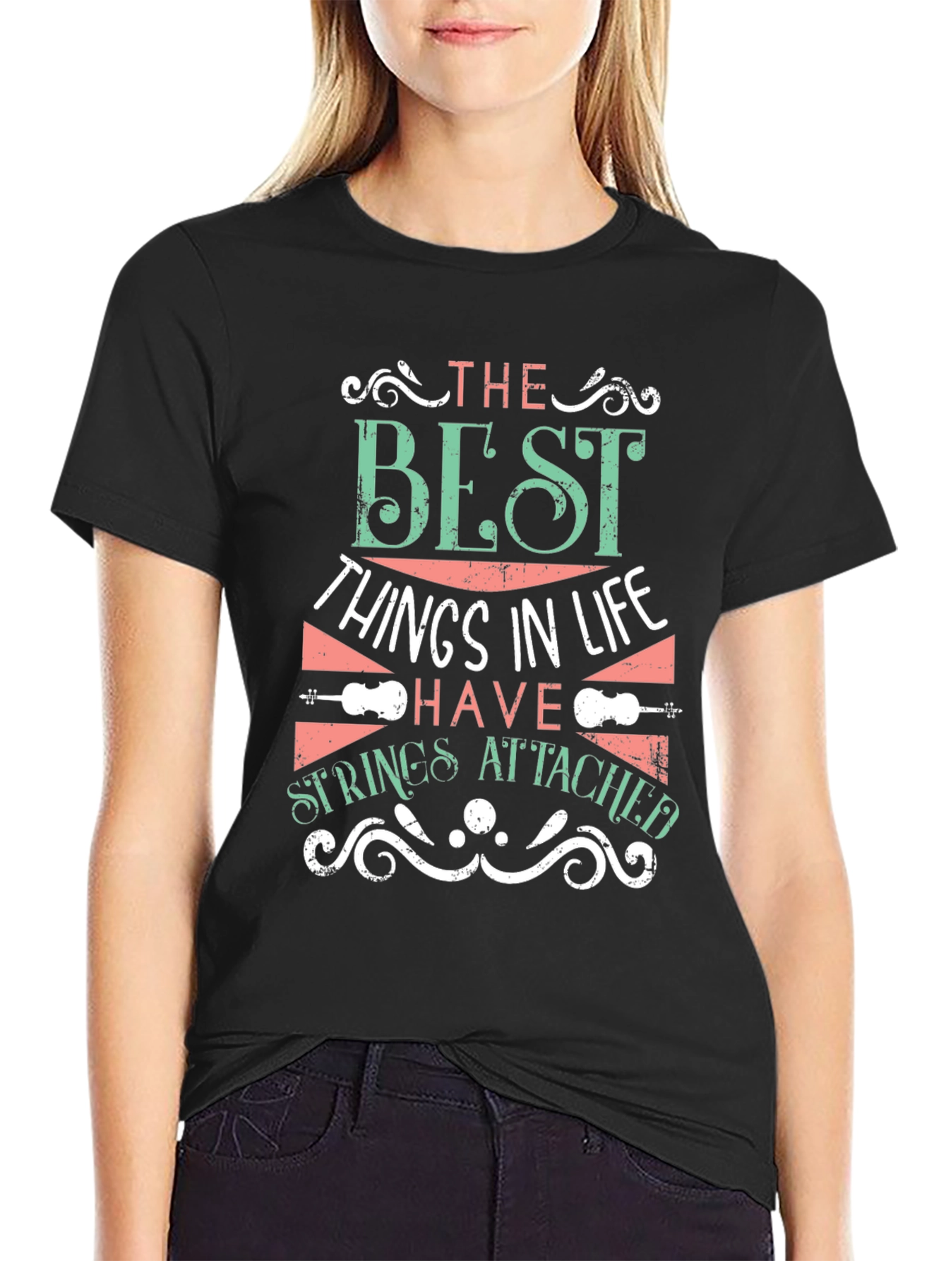 Strings Attached Graphic T-Shirt