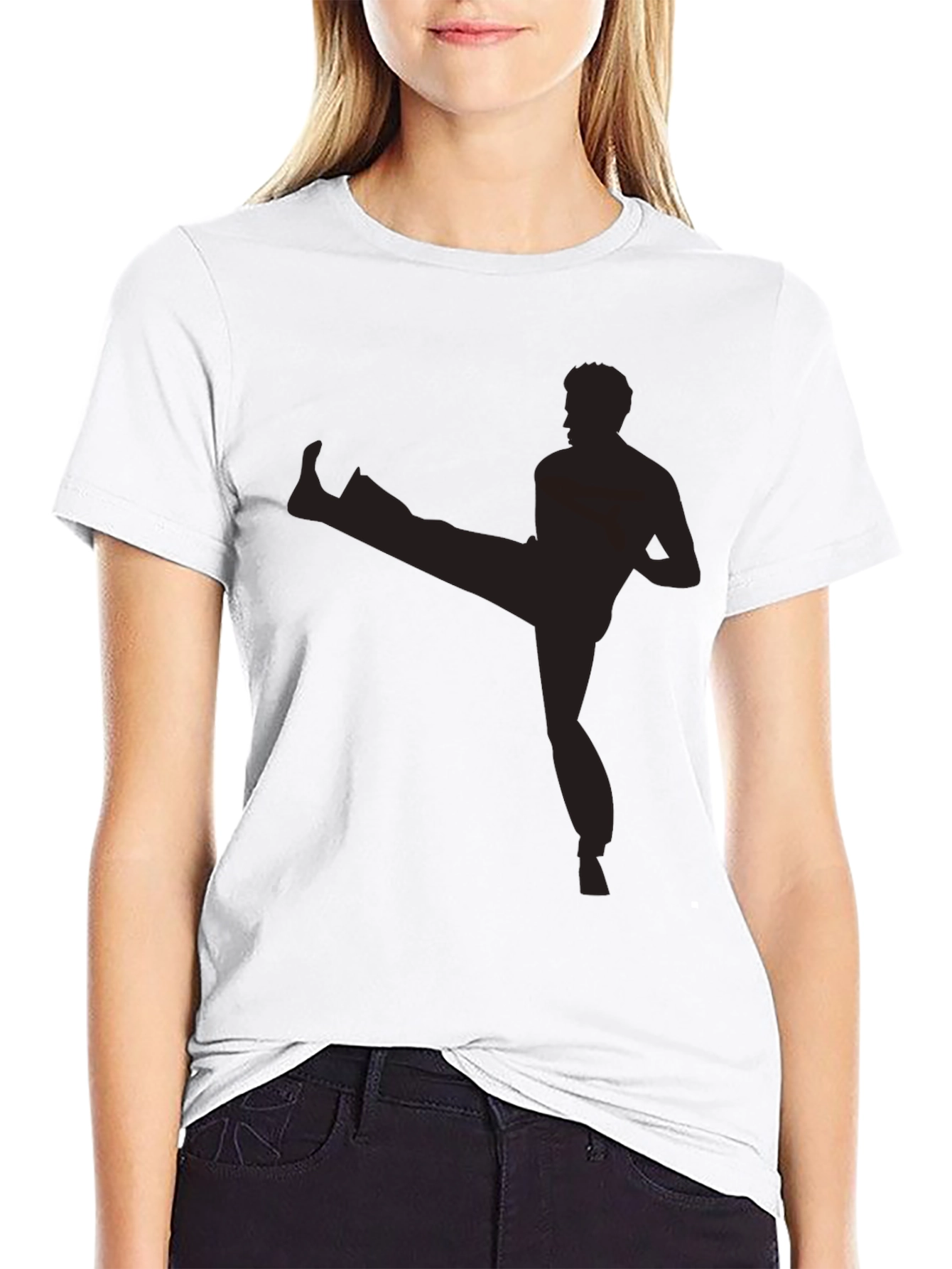 Martial Arts Silhouette Tee - Kickin Good Style