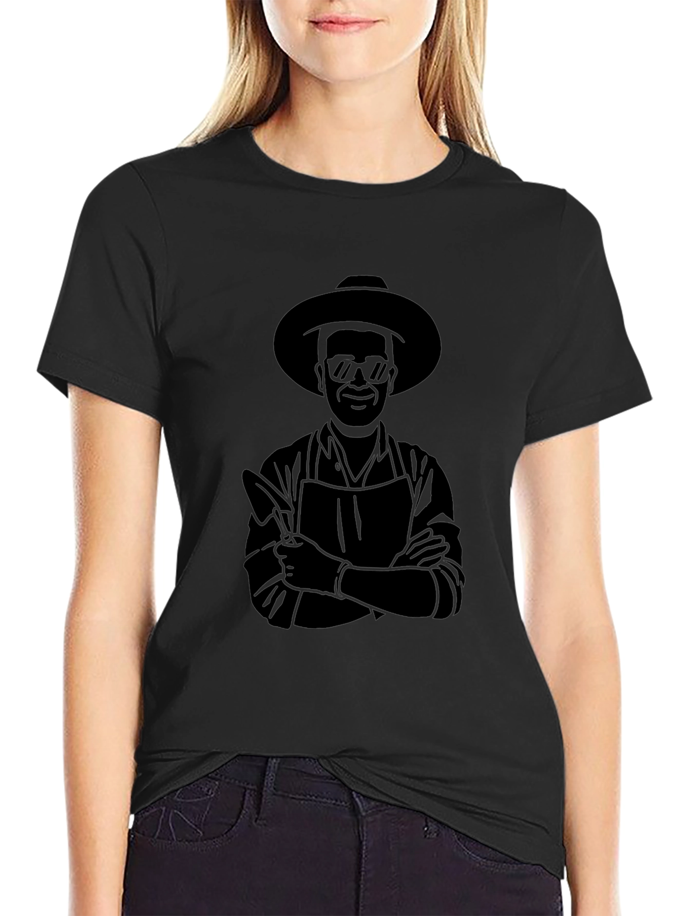 Chef Graphic Black T-Shirt