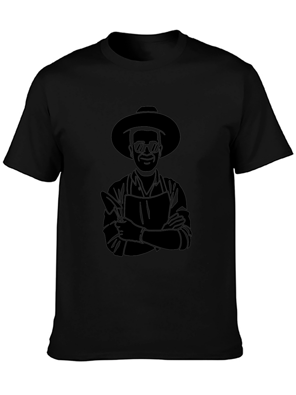 Chef Graphic Black T-Shirt