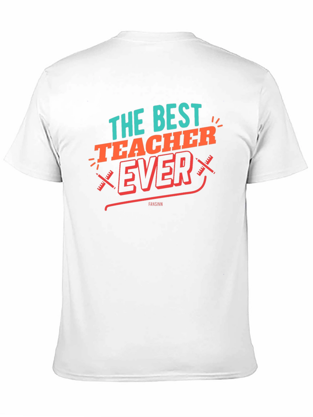 Best Teacher Ever Graphic Tee - Black