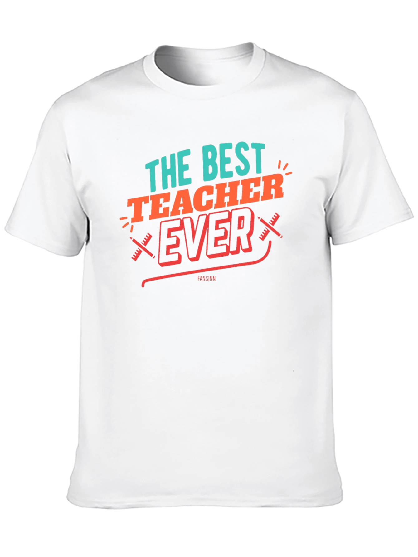 Best Teacher Ever Graphic Tee - Black