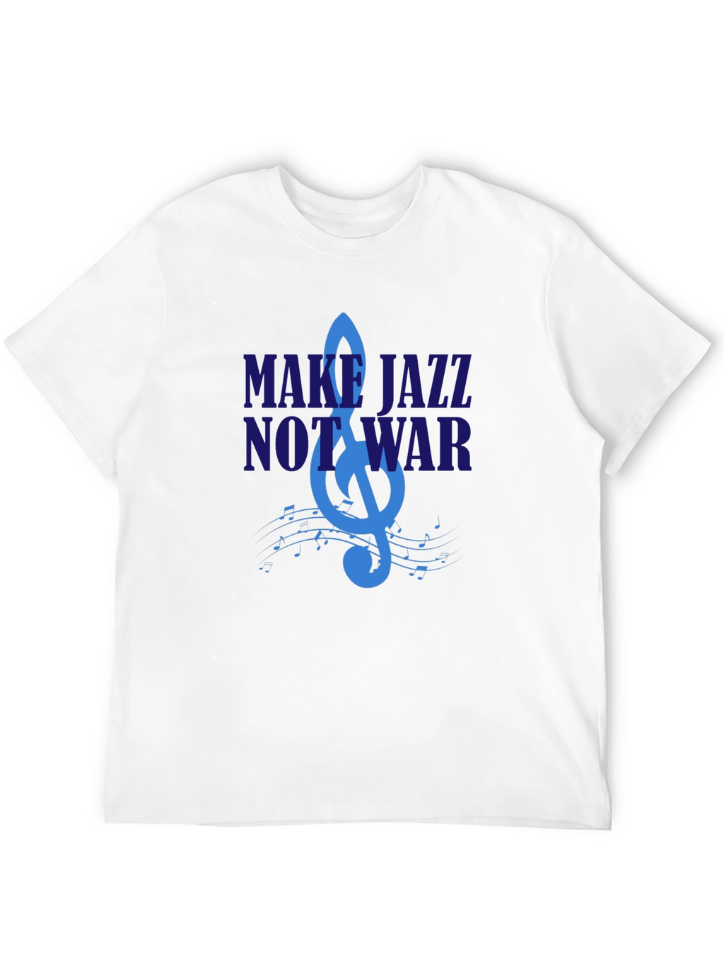 Make Jazz Not War Graphic T-Shirt