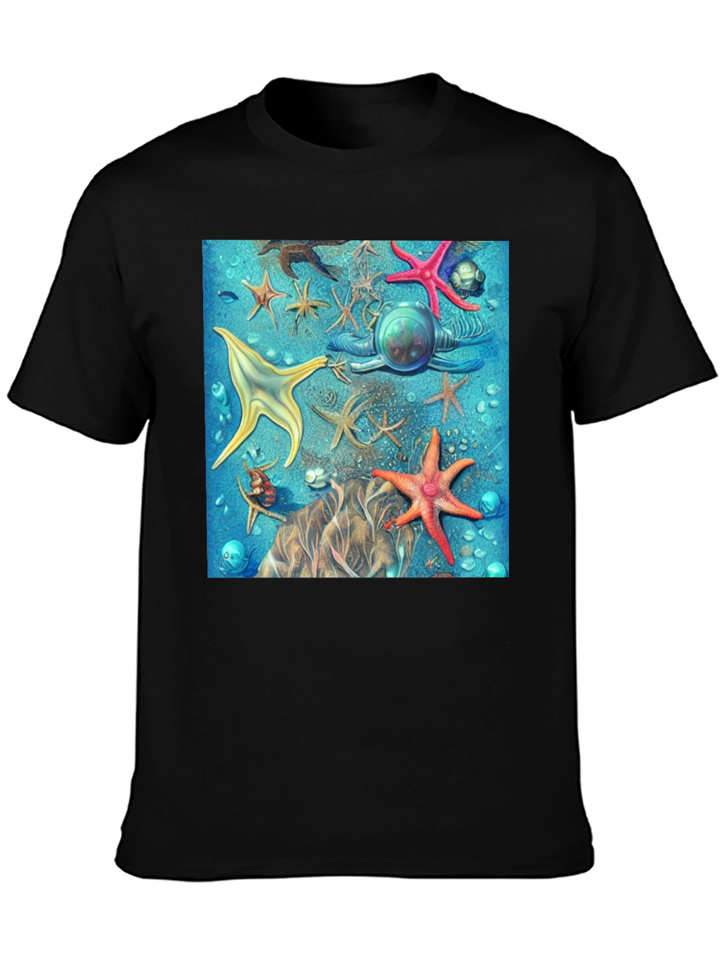 Starfish Scuba T-Shirt - Ocean Adventure Tee