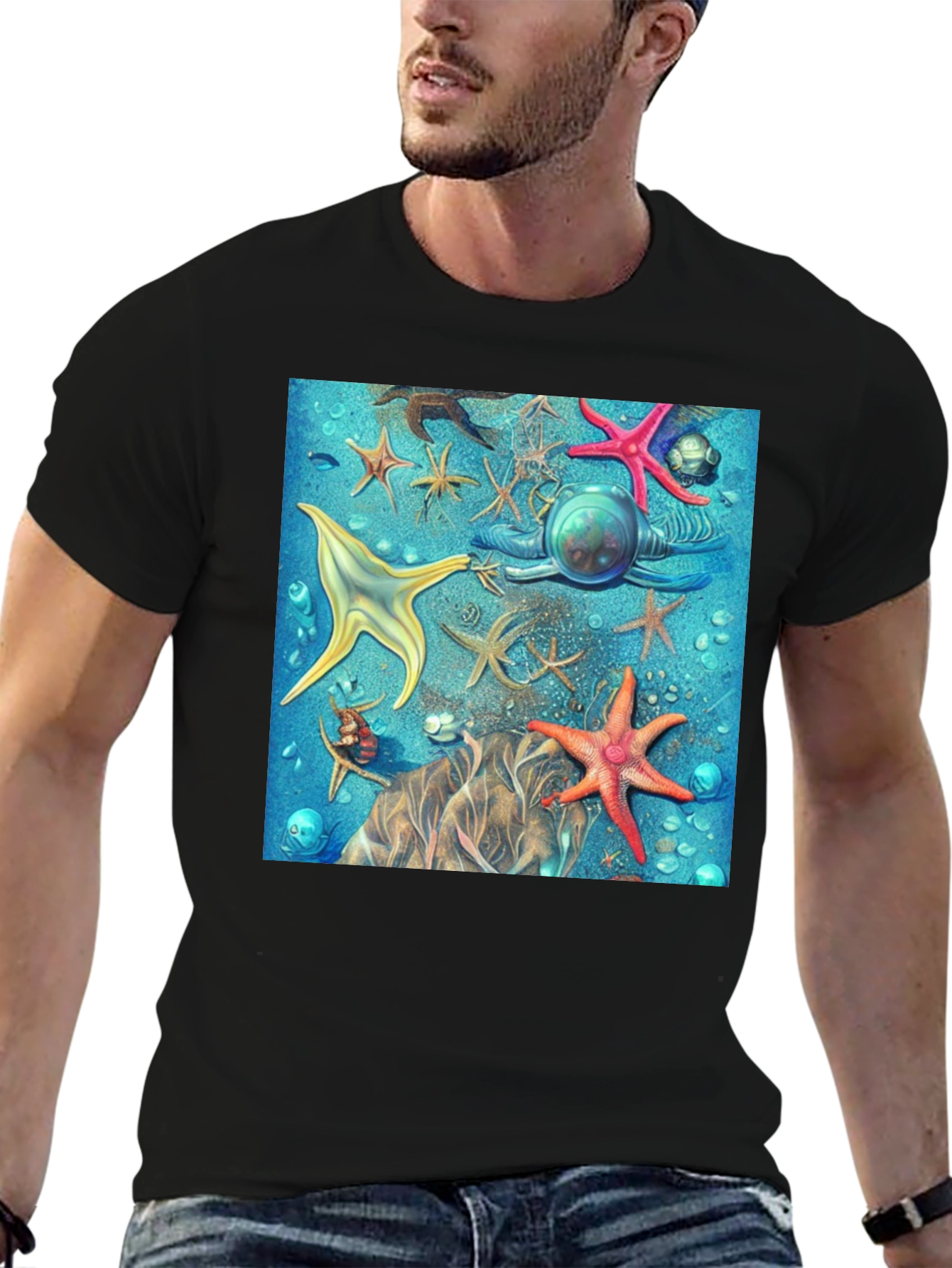 Starfish Scuba T-Shirt - Ocean Adventure Tee