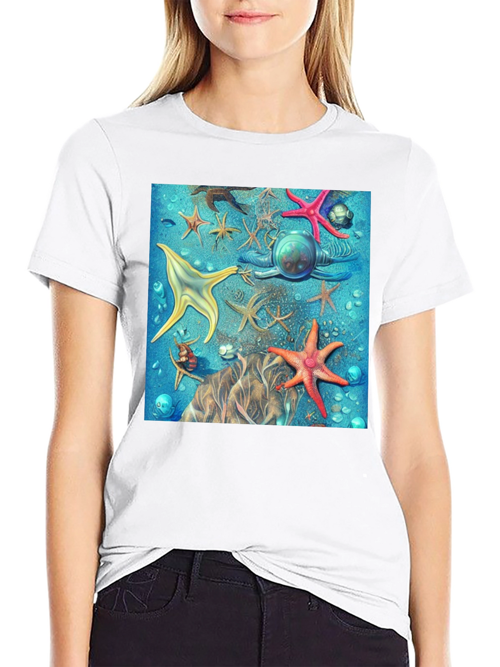 Starfish Scuba T-Shirt - Ocean Adventure Tee