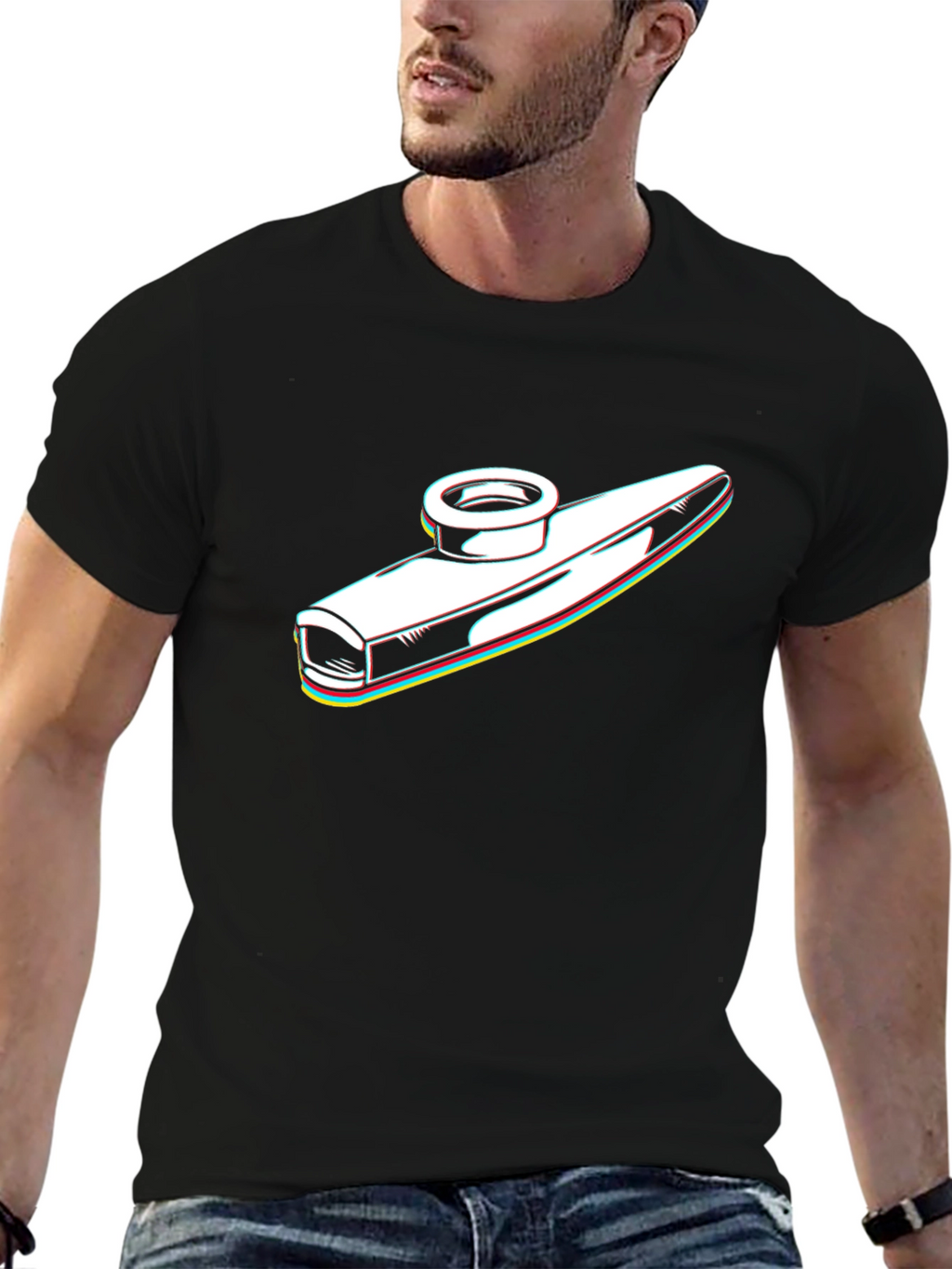 Novelty Kazoo Graphic Tee - Music Lovers Gift