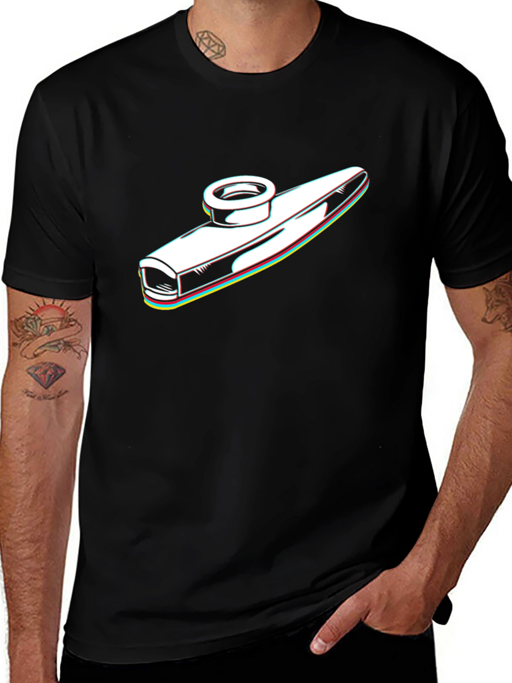 Novelty Kazoo Graphic Tee - Music Lovers Gift