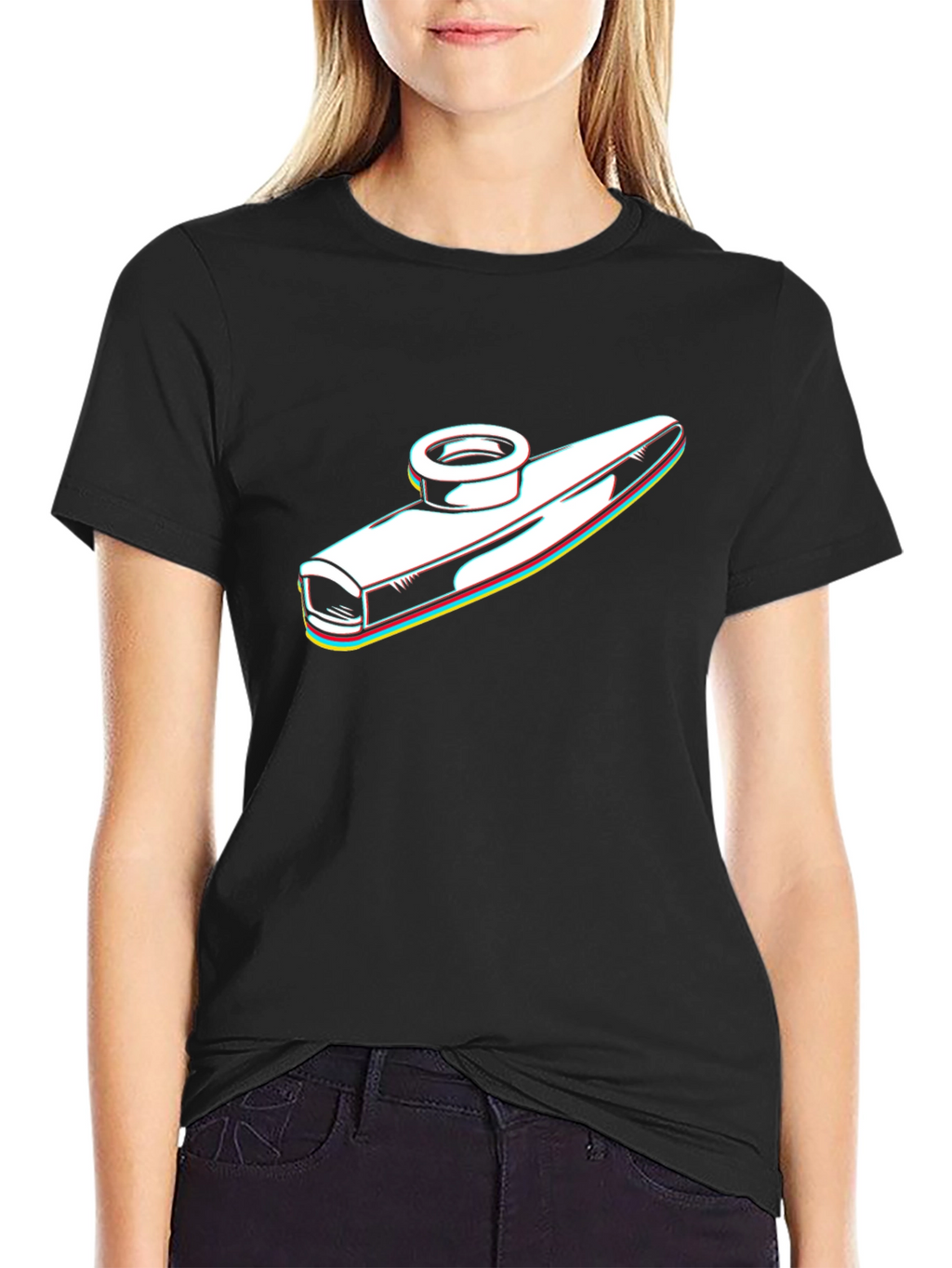 Novelty Kazoo Graphic Tee - Music Lovers Gift