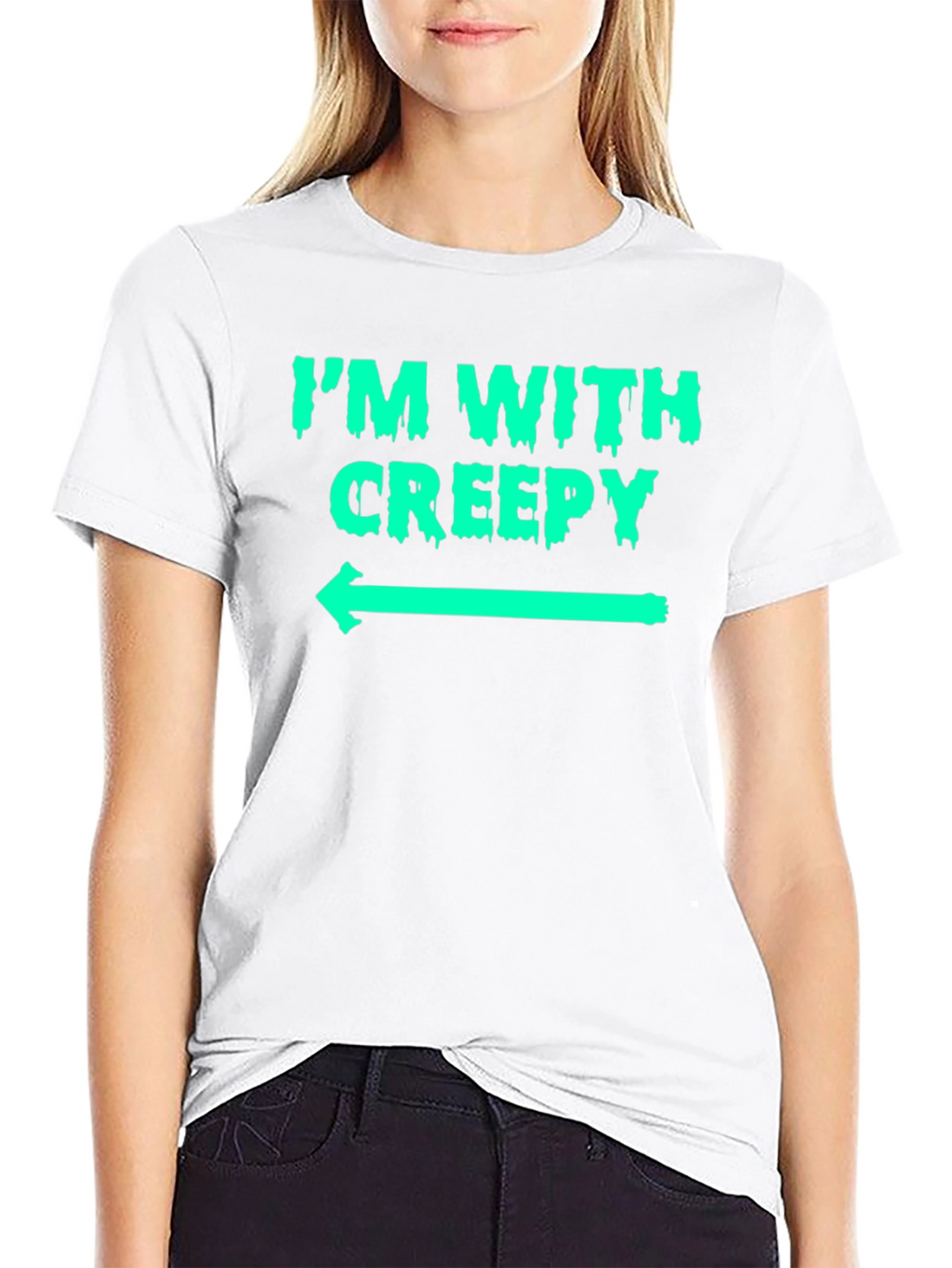 Im With Creepy Graphic T-Shirt