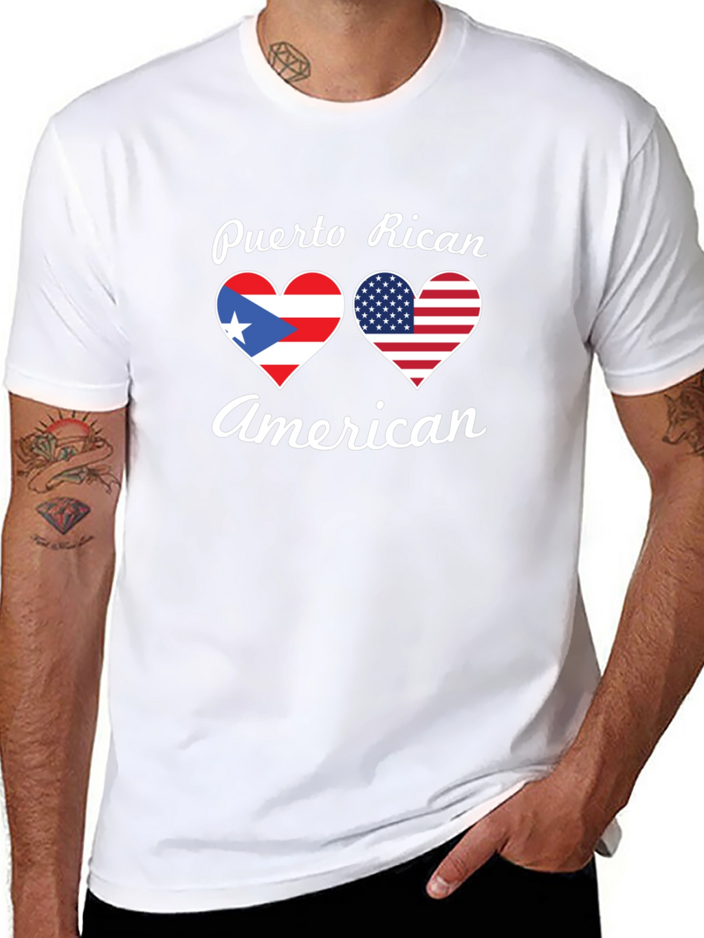 Puerto Rican American Pride T-Shirt