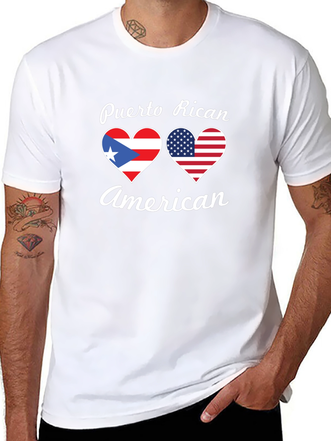Puerto Rican American Pride T-Shirt